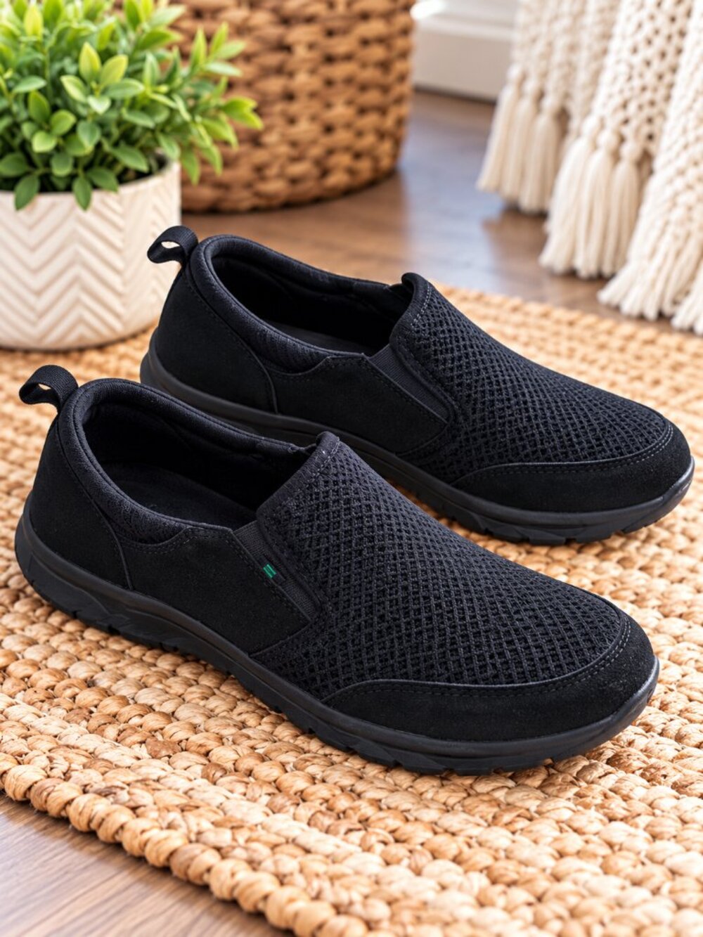 Emeril Lagasse Slip On Work Shoes Black Slip Resistant Memory Foam 8W